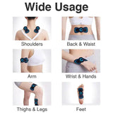 Mini Electric Massager Stimulator Pain Relief Portable Massager Pads